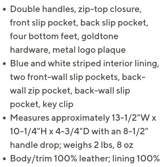 Dooney Beacon tote and matching wallet. - Picture 4 of 8